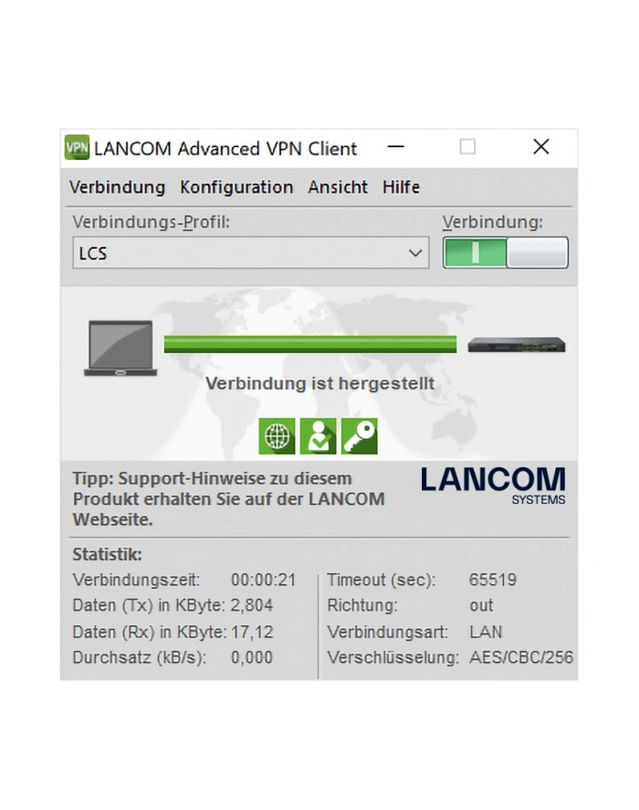 Lancom Advanced VPN Client WIN 10User główny