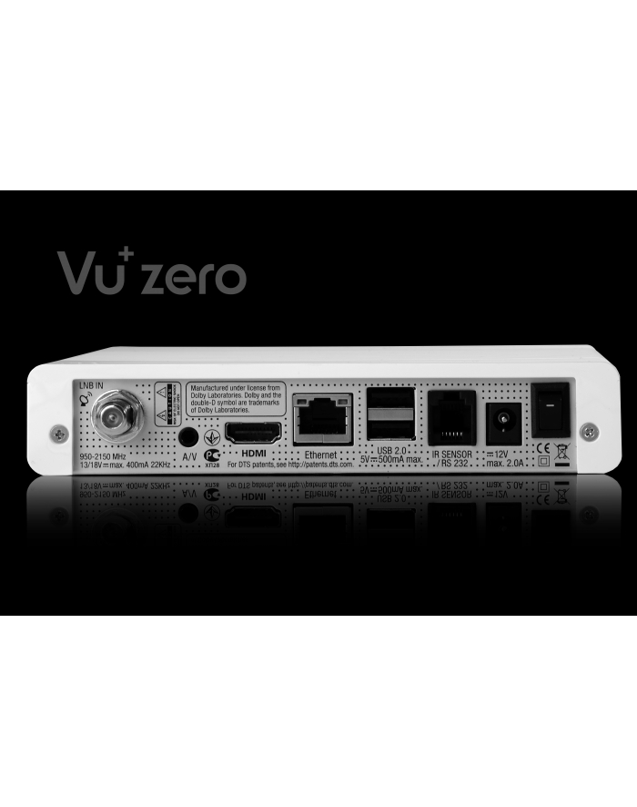 VU+ Zero Linux HD S2 white główny