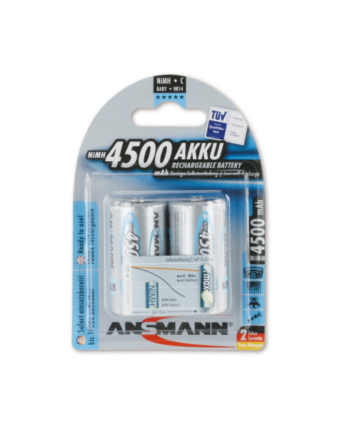 Ansmann maxE 2xC NM 1.2V/ 4500mAh główny