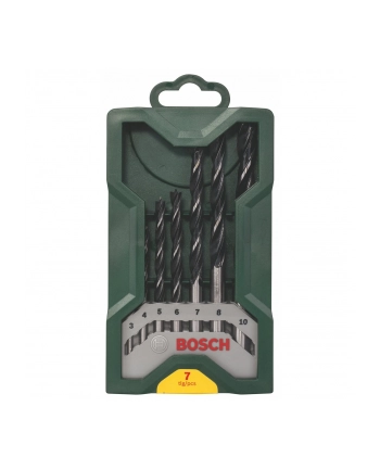 Bosch Mini X-Line Wiertła do drewna - zestaw 7 sztuk