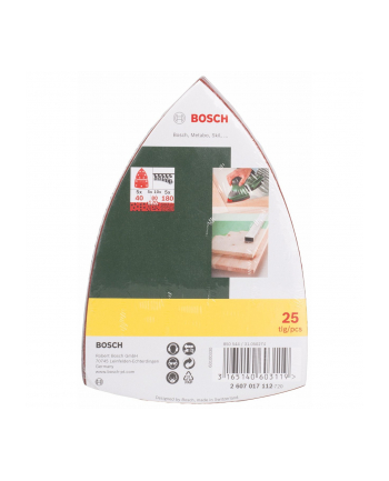 Bosch Papiery ścierne Multi 25 sztuk