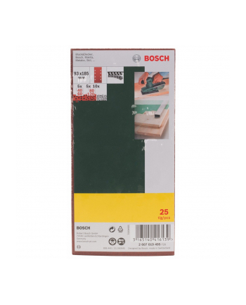 Bosch Papiery ścierne Schwing 25 sztuk