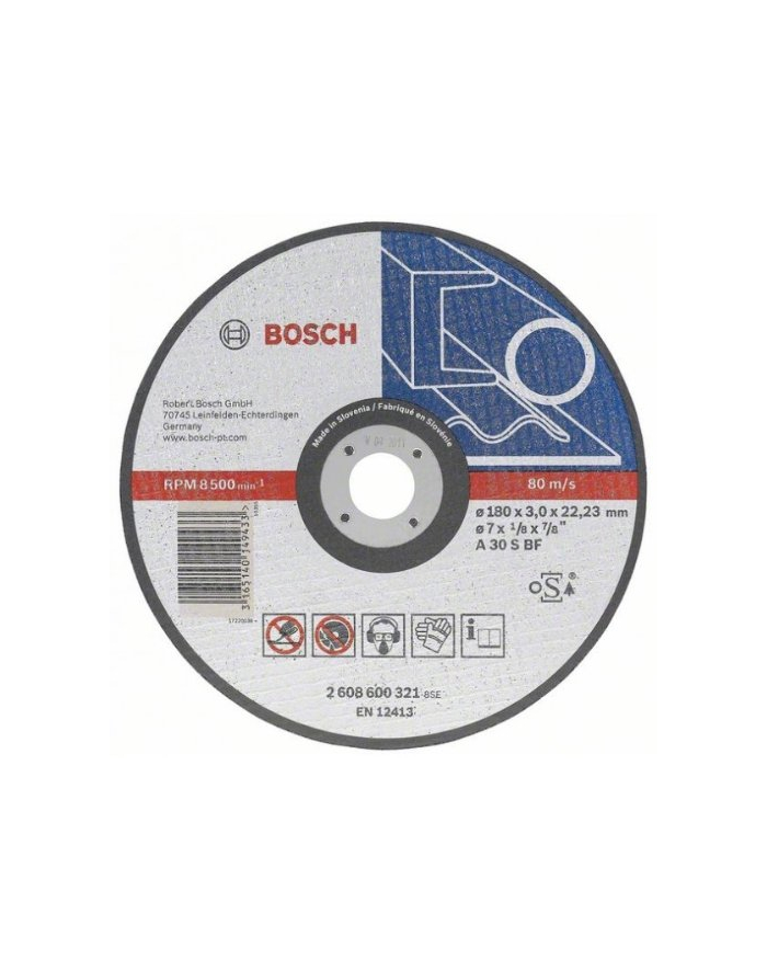 Bosch Tarcza tnąca prosty 180mm główny