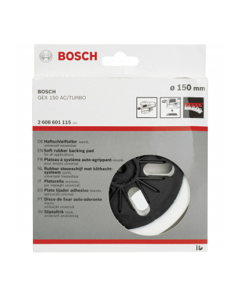 Bosch Miękki talerz szlifierski 150mm - GEX