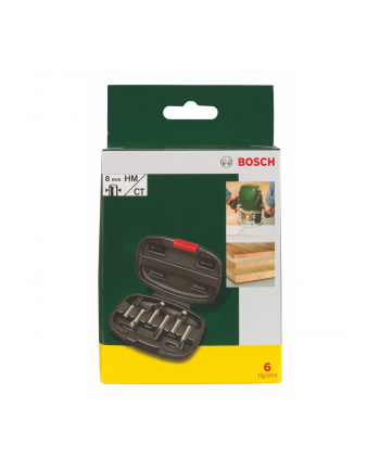 Bosch HM-Frezy zestaw (8mm) 6 sztuk