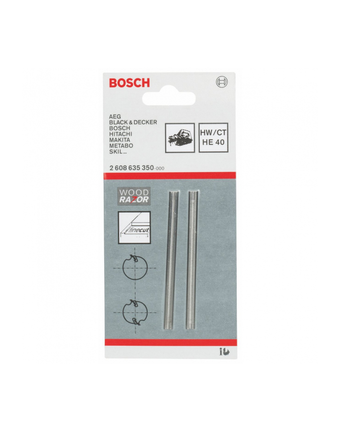 Bosch Nóż do struga 82mm HM fine cut 2 szt. główny