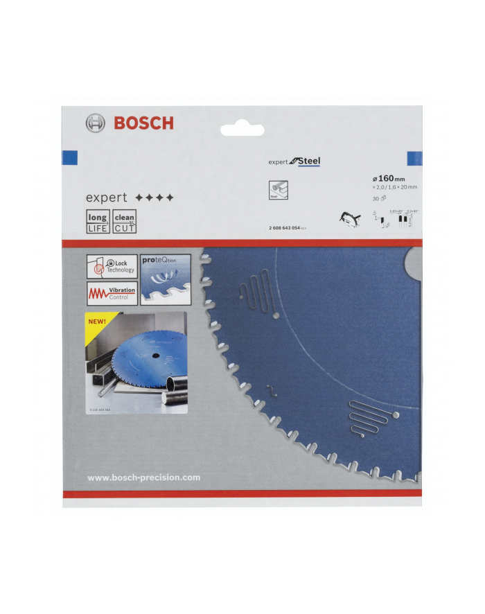 Bosch Tarcza pilarska Expert for Steel 160 główny