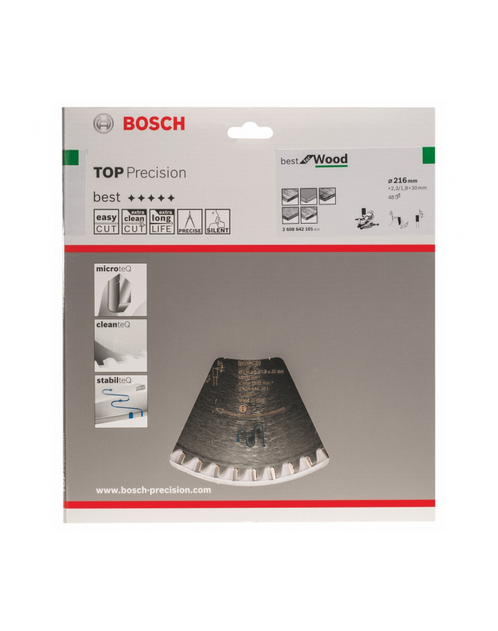 Bosch Tarcza pilarska Top Precision 216x30 główny