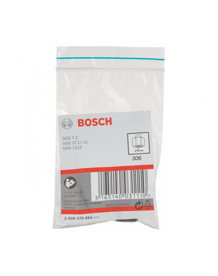 Bosch Tuleja zaciskowa z nakrętką mocującą 6mm główny