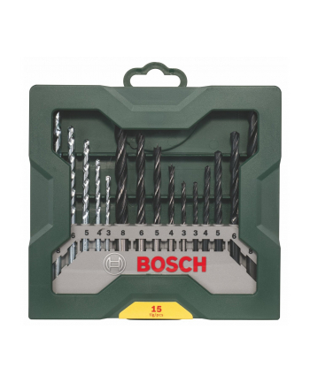 Bosch Mini X-Line Zestaw wierteł - 15 częściowy
