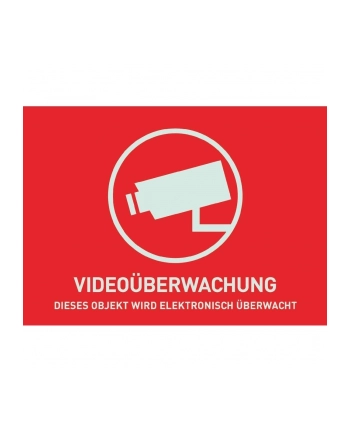 ABUS WarnSticker Video -D- 148x105mm