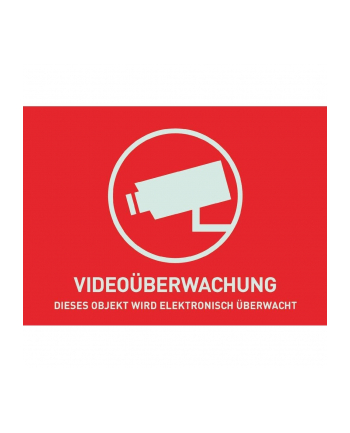 ABUS WarnSticker Video -D- 148x105mm
