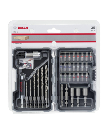 Bosch Zestaw wierteł do drewna - 35 częściowy