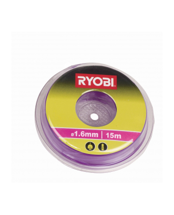 Ryobi Liania do cięcia do podkaszarek RAC101 purple - 15m ,1,6mm gwint