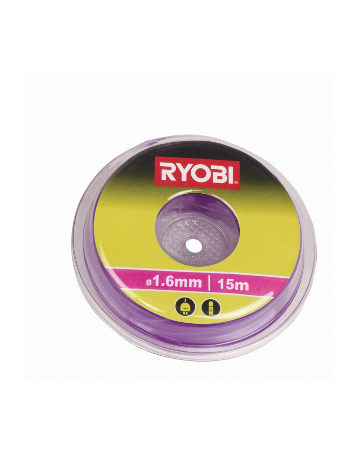 Ryobi Liania do cięcia do podkaszarek RAC101 purple - 15m ,1,6mm gwint główny