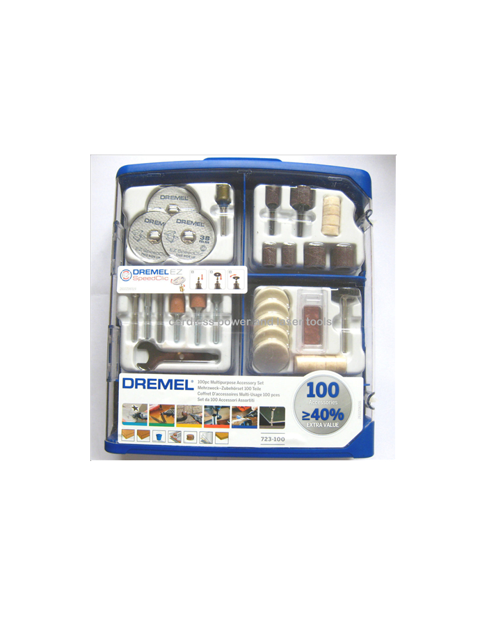 Dremel Zestaw akcesoriów 723 100 częściowy główny