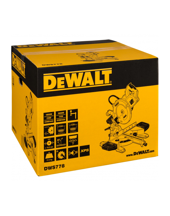 Dewalt Ukośnica DW 778 XPS yellow główny