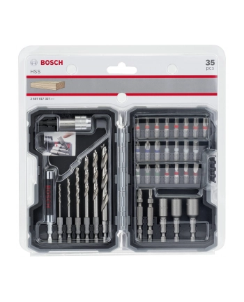 Bosch Zestaw wierteł do drewna - 35 częściowy