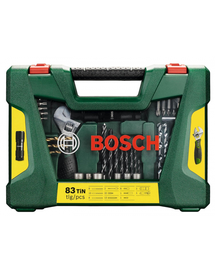 Bosch V-Line TIN Zestaw narzędziowy 83 częściowy główny