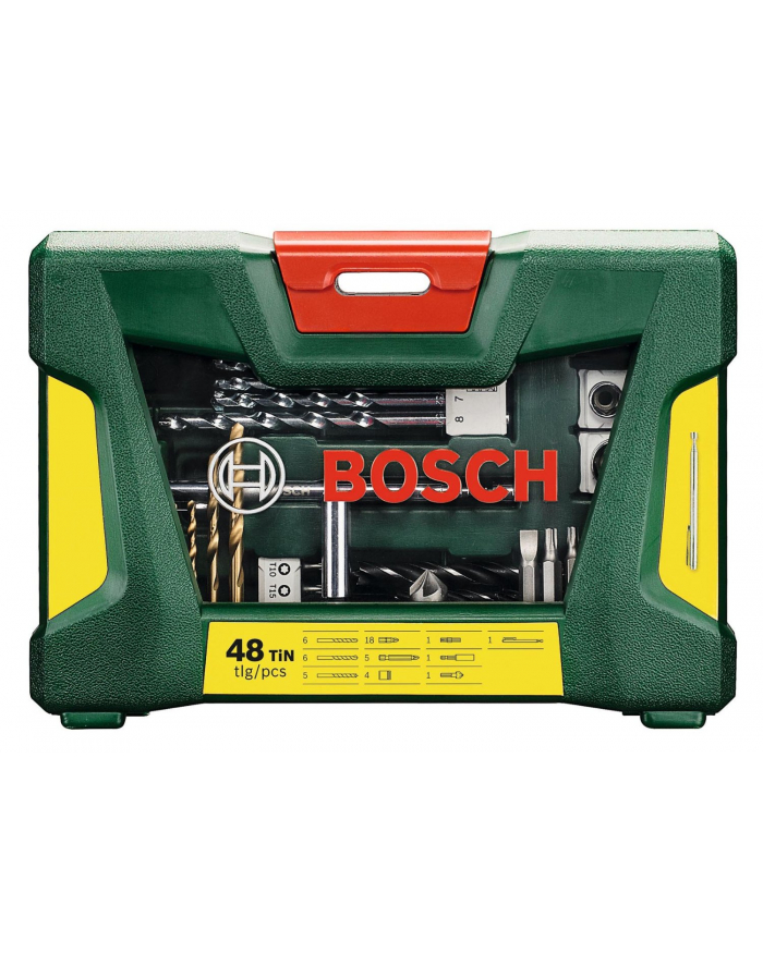 Bosch V-Line TIN Zestaw narzędziowy 48 częściowy główny