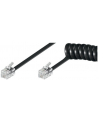 goobay Kabel telefoniczny (Spiralny) RJ10 4m - nr 7