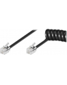 goobay Kabel telefoniczny (Spiralny) RJ10 4m - nr 9