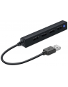 Speedlink SNAPPY SLIM Hub USB 2.0 - 4x - czarny - nr 1