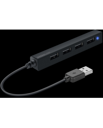 Speedlink SNAPPY SLIM Hub USB 2.0 - 4x - czarny