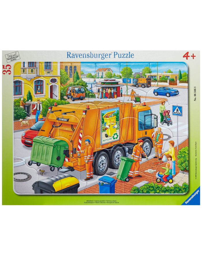 Ravensburger Puzzle Wywóz śmieci 35 - 063468 główny