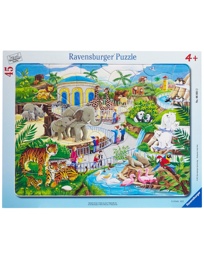 Ravensburger Puzzle Zwiedzanie Zoo 45 - 066612 główny