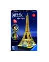 Ravensburger 3DPuzzle Wieża Eiffla w nocy 216 - 125791 - nr 1