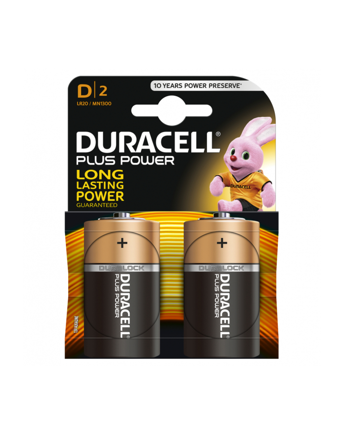 Duracell Plus Power 2x D główny