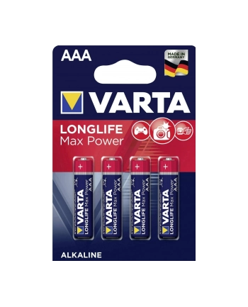 Varta Maxi Tech LR03-AAA, alkaliczna, 1.5V, sztuk 4 (4703-101-404)