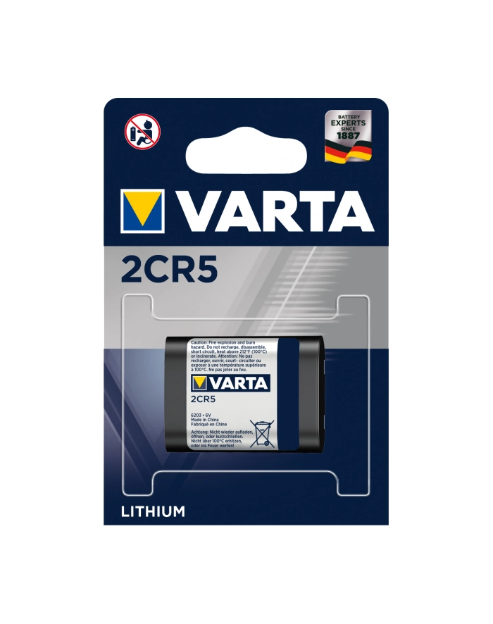 Varta Photo 2CR5, litowa, 6V (6203-201-401) główny