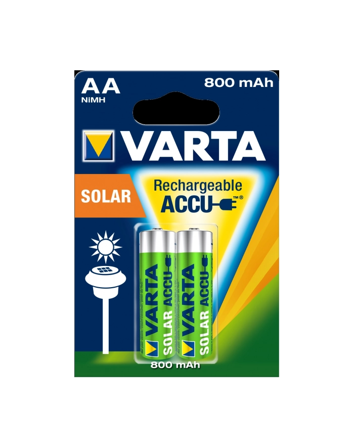 Varta Accu solar Mignon AA Ni-MH 800mAh, sztuk 2 (56736-101-402) główny