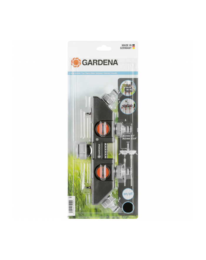 Gardena rozdzielacz poczwórny (8194) główny