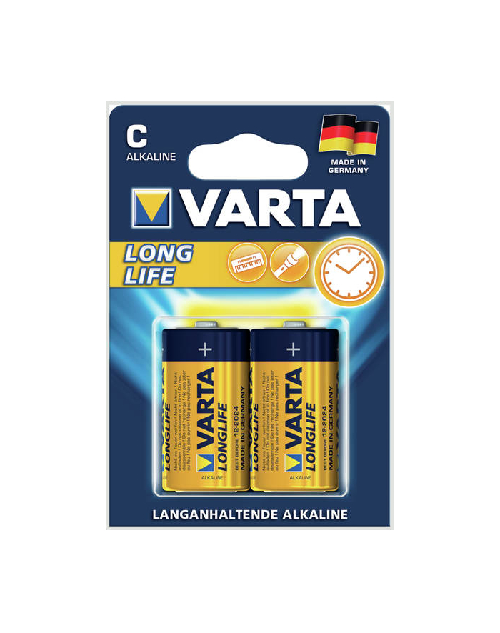 Varta Longlife Extra LR14-C, alkaliczna, 1.5V, sztuk 2 (4114-101-412) główny