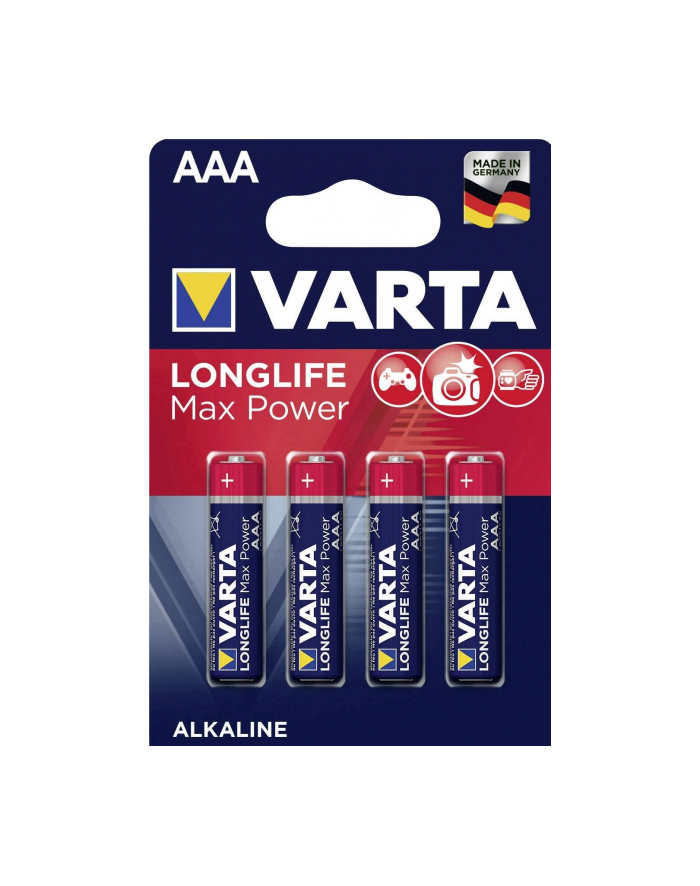 Varta Maxi Tech LR03-AAA, alkaliczna, 1.5V, sztuk 4 (4703-101-404) główny