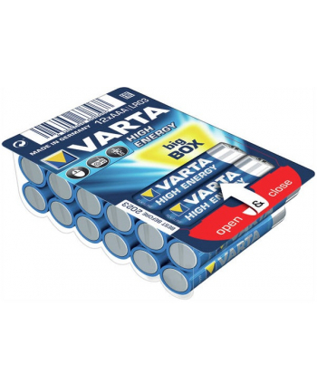 Varta High Energy LR03-AAA, alkaliczna, 1.5V, sztuk 12 (04903-301-112)