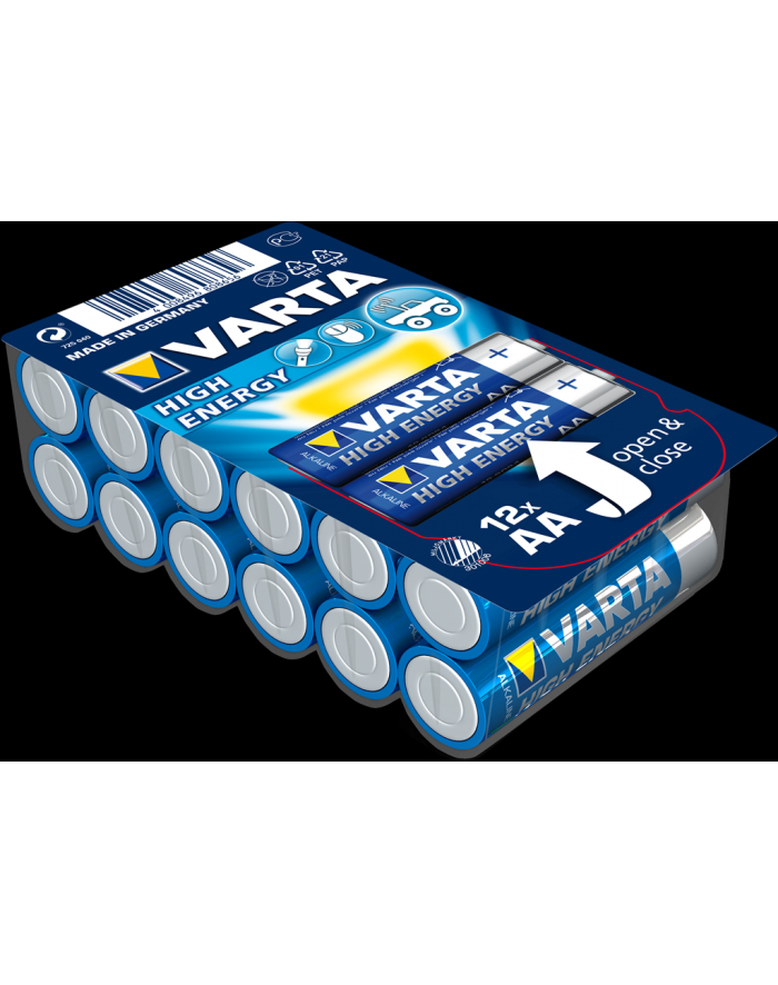 Varta High Energy LR6-AA, alkaliczna, 1.5V, sztuk 12 (4906-301-112) główny