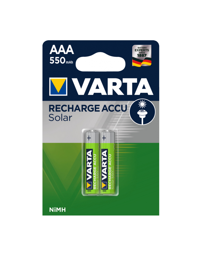 Varta Accu solar Micro AAA Ni-MH 550mAh, sztuk 2 (56733-101-402) główny