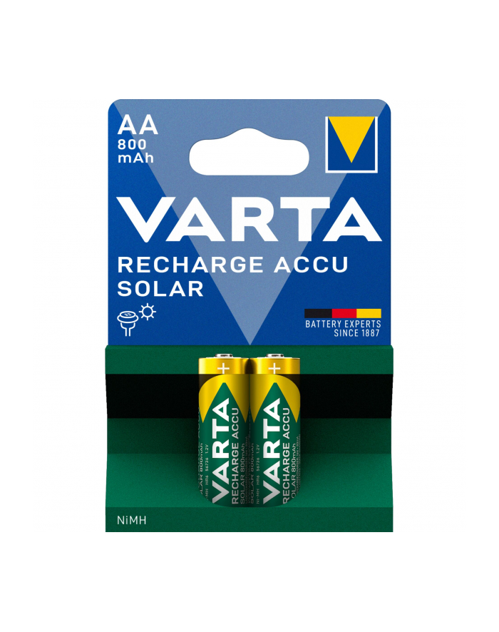 Varta Accu solar Mignon AA Ni-MH 800mAh, sztuk 2 (56736-101-402) główny