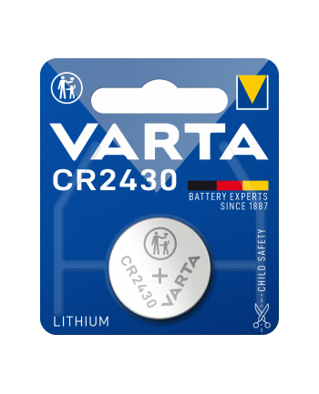 Varta CR2430, bateria pastylka, litowa, 3V (6430-101-401)