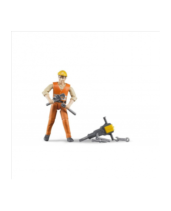 Bruder bworld Construction worker with accessories (60020)