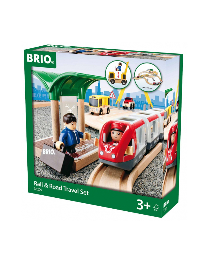 BRIO Rail & Road Travel Set (33209) główny