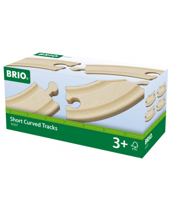 BRIO Short curved tracks (33337) nr 1
