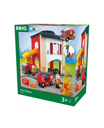 BRIO Large fire station with insert - 33833