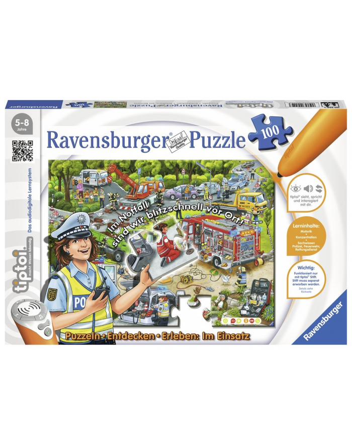 Ravensburger tiptoi Puzzle: Puzzeln, odkrywanie, Erleben: W wkład (00554) główny