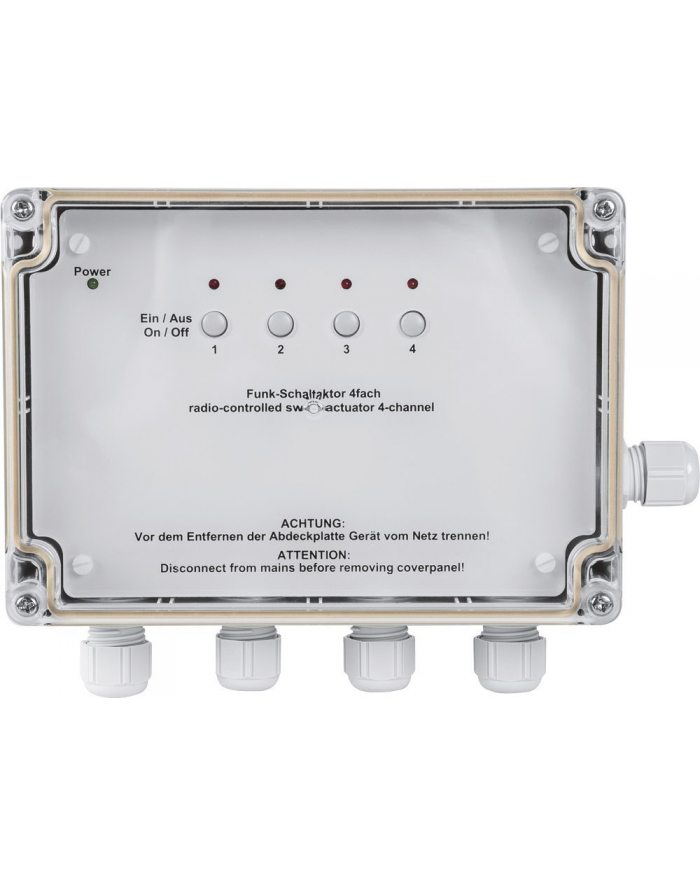 HomeMatic Wireless Switch Actuator 4gang, AP - HM-LC-Sw4-SM główny