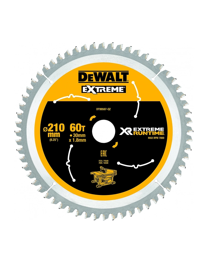 DeWalt DT99567, 210mm / 30mm główny
